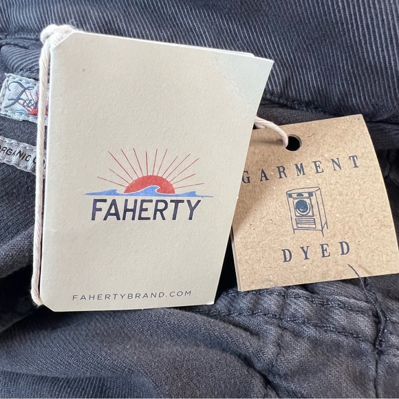 Faherty Women's Overland Twill Jumpsuit Size XXL Color Charcoal Gray organic AB - Picture 12 of 15